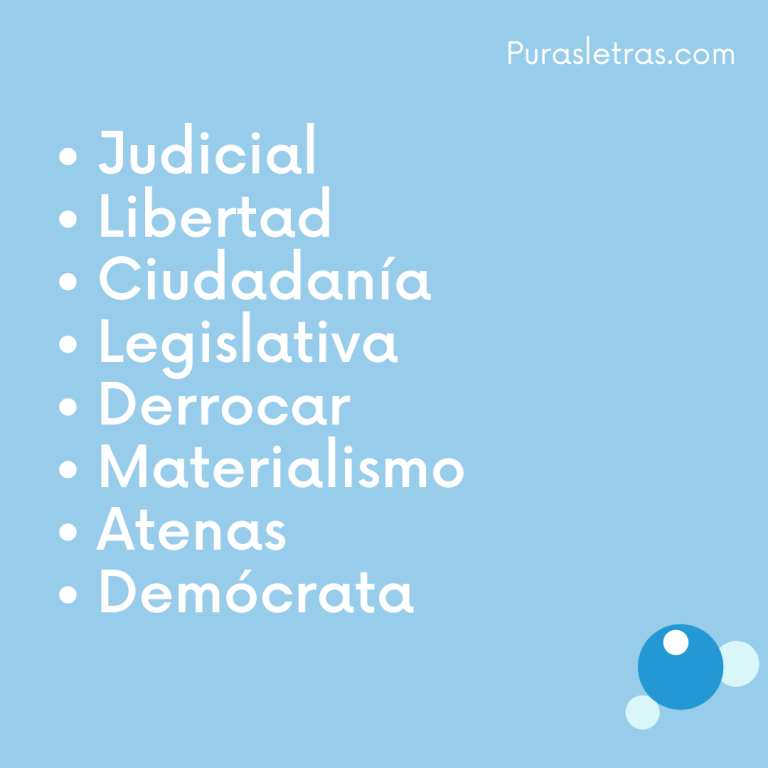 146 Palabras Relacionadas Con La Democracia - Puras Letras