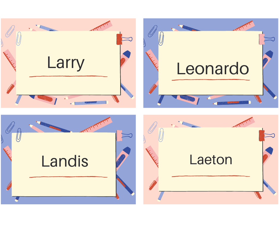 Nombres de hombre que empiezan con la L