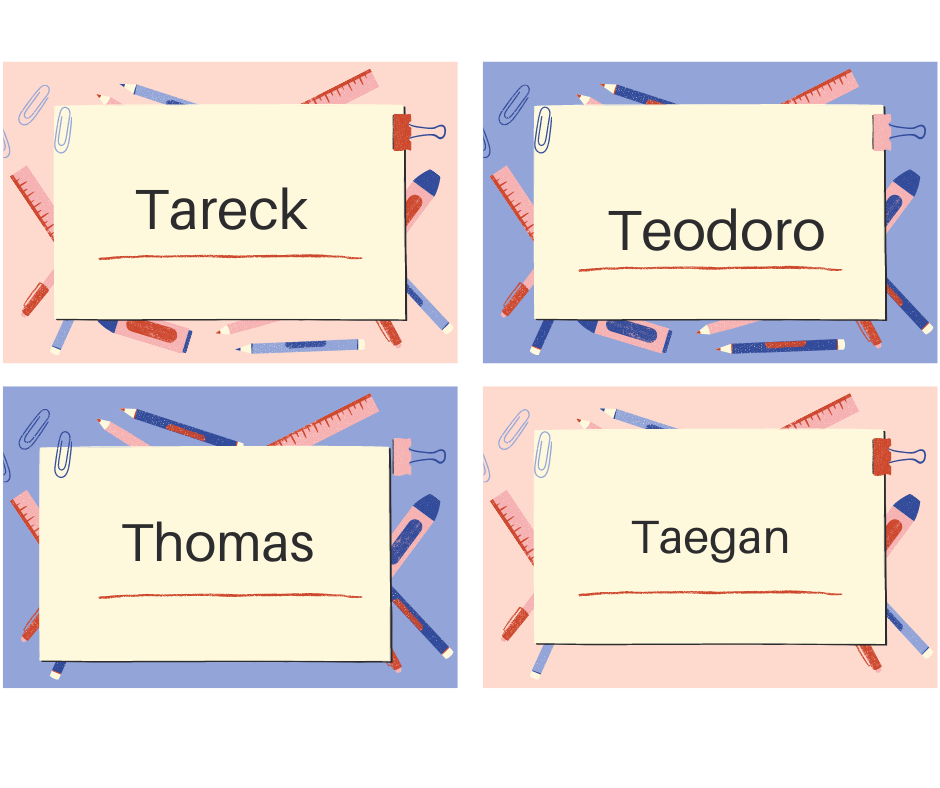 Nombres de hombre que empiecen con la T