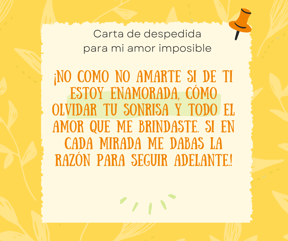 SORPRENDENTE Carta De Despedida Para Mi AMOR Imposible. - Puras Letras