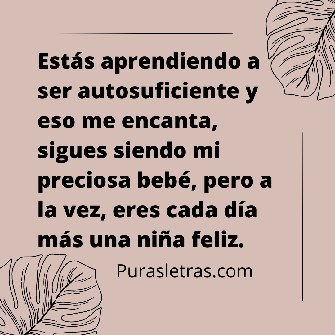 9 meses de mi bebé frases cortas