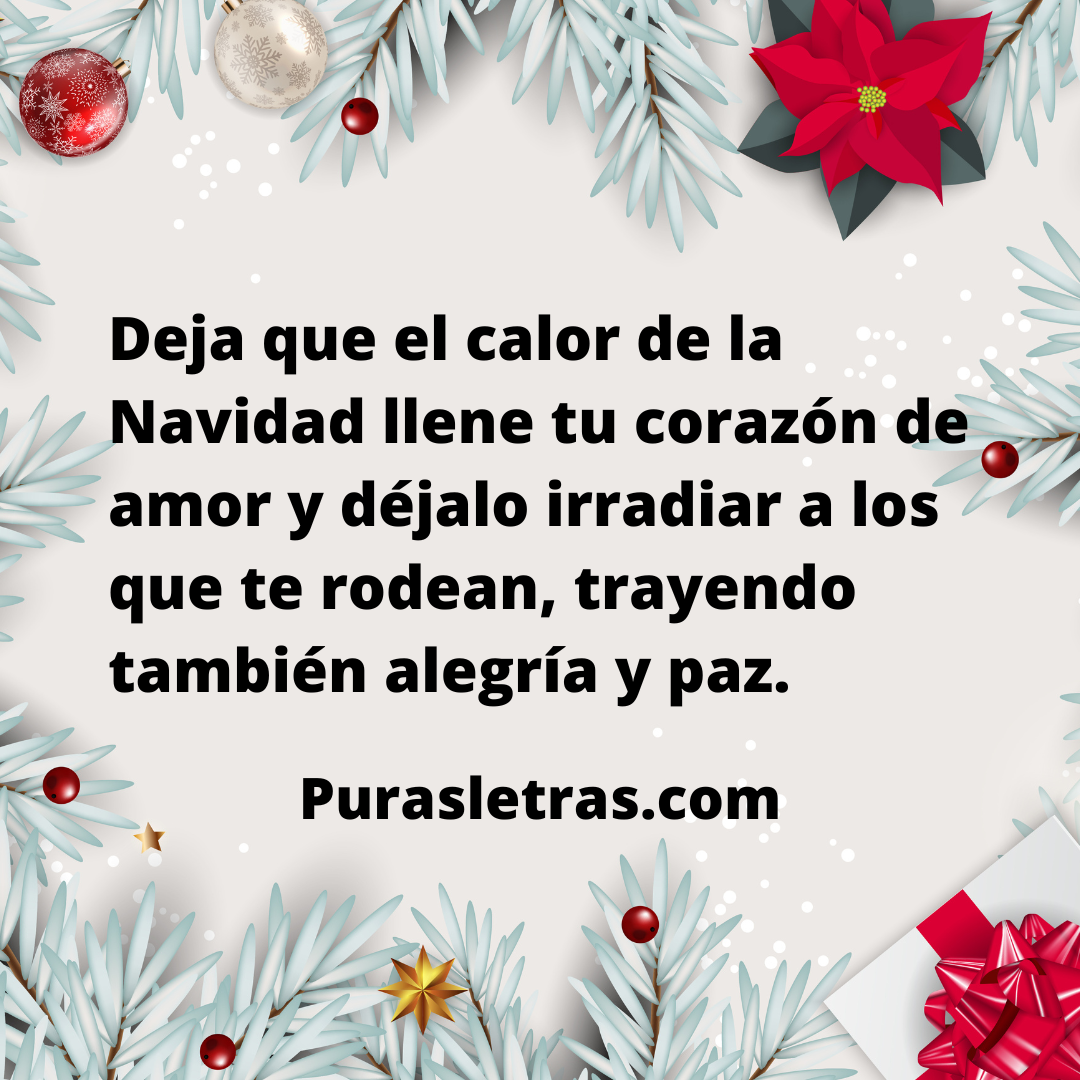 LAS MEJORES Frases Bonitas Para Desear FELIZ NAVIDAD. - Puras Letras